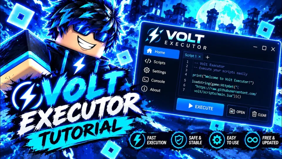 Volt Executor Roblox Tutorial 2026 ⚡ | Complete Beginner's Guide